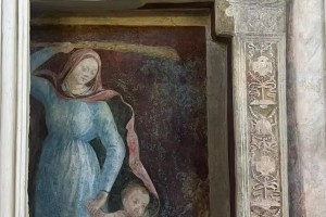  El fresco La Virgen del Socorro. 
