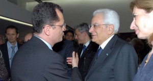 On Fabio Porta deputato Pd eletto in Sud America. con Sergio Mattarella  Presidente della Repubblica italiana