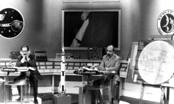 Castro es recordado por la transmisión de la llegada del hombre a la luna / Foto: Twitter