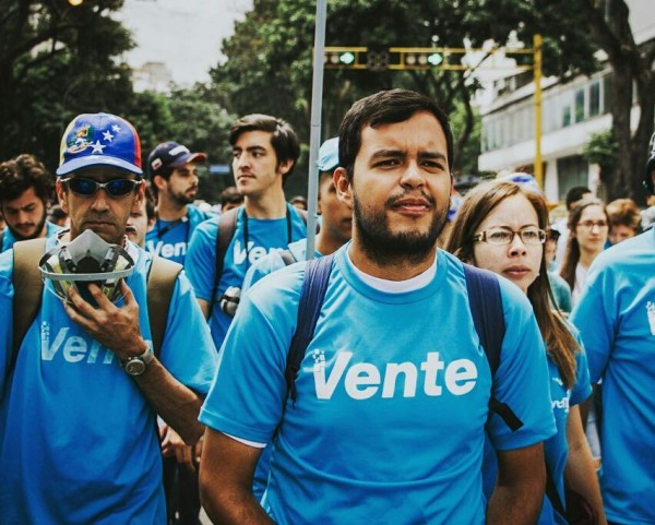 Anthony Romero Coordinador juvenil de Organizaci&oacute;n de Vente Venezuela