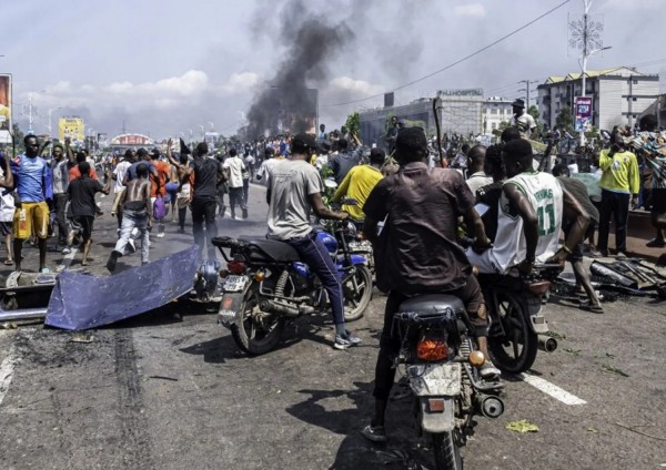 Disordini a Kinshasa