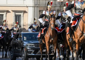  Papa Leone in visita al Quirinale