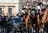  Papa Leone in visita al Quirinale