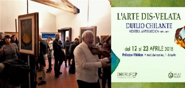 L&rsquo;Aquila, inaugurata a palazzo fibbioni la mostra antologica di Duilio Chilante