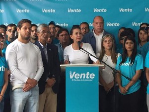 Maria Corina Machado y los Diputados de Vente Venezuela