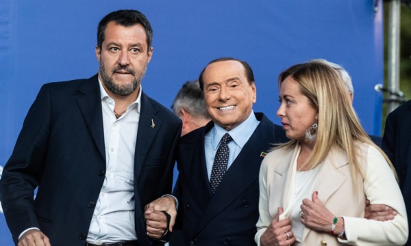 Matteo Salvini, Silvio Berlusconi e Giorgia Meloni