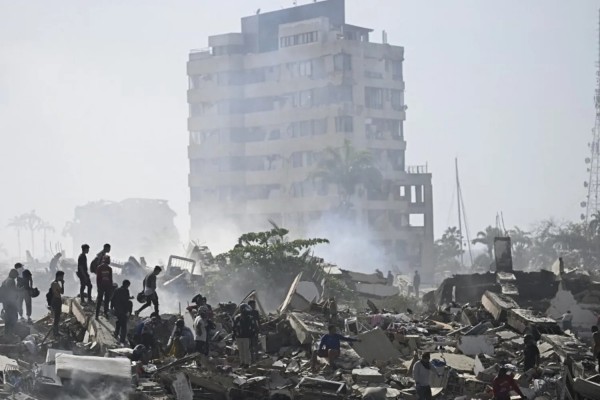 Federico PARRA / AFP - Terremoto in Venezuela   (Foto a corredo articolo AGI)