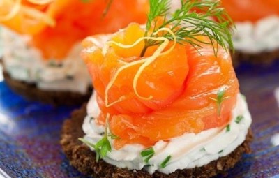 Tapas con Salm&oacute;n