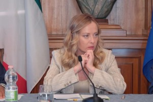 X - La premier Giorgia Meloni al Comitato provinciale per l'ordine e la sicurezza pubblica a Palermo    (Foto a corredo articolo AGI)