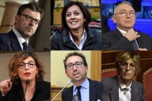 Giorgetti, Bordonali, Carelli, Castelli, Bonafede, Bongiorno 