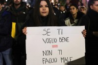 corteo contro la violenza sulle donne