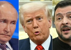 Putin, Trump e Zelensky ucraina usa russia 