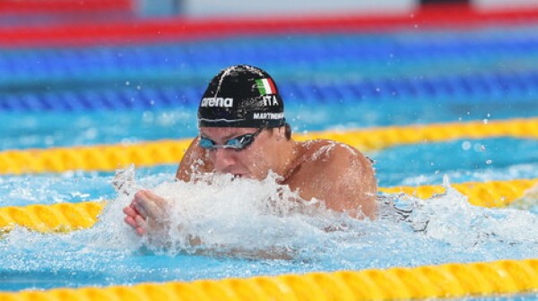 Martinenghi aport&oacute; una de las dos medallas de plata de Italia en esta jornada
