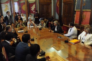 Grillo in Campidoglio: "Squadra motivata, presto bei risultati"