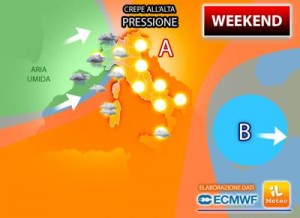 Meteo, ultimo weekend d'estate