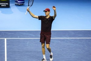 Il tennista italiano Jannik Sinner, numero 2 del mondo,
