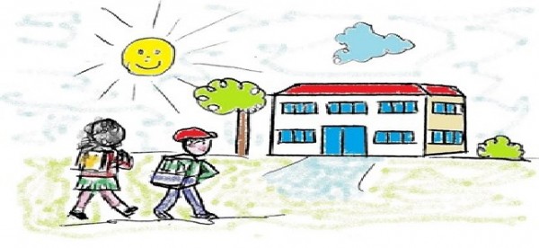 “La Scuola allo specchio”Un cesto di parole allegre come il sole. Maestri: Marylon e Massimo.