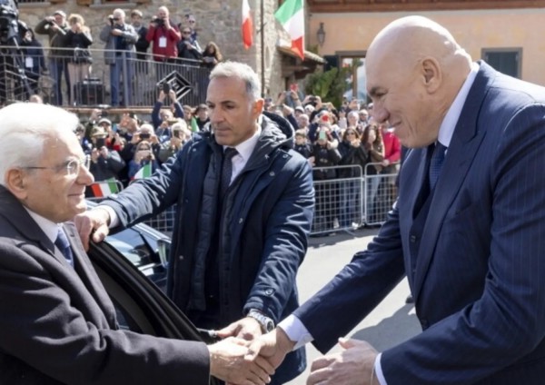 Sergio Mattarella a Civitella in Val di Chiana 