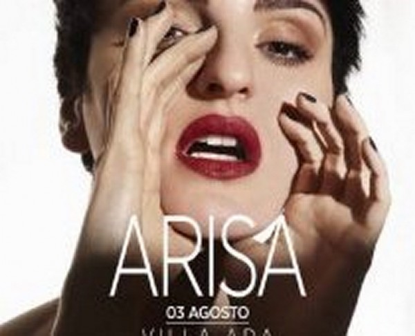 Arisa live con &quot;Voce d&#039;Estate&quot; stasera 3 agosto a Villa Ada a Roma