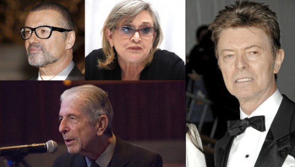 Las muertes de Umberto Eco, David Bowie, Prince o Carrie Fisher marcan un &#039;año negro&#039; para la cultura