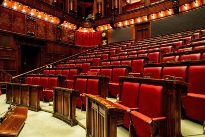  Il palazzo di Montecitorio, sede del Parlamento