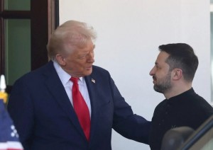 Volodymyr Zelensky e Donald Trump