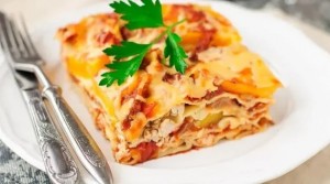 Pasticho de pollo y queso