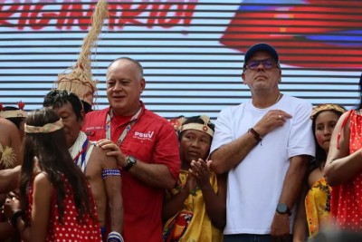 Diosdado Cabello e Jorge Rodr&iacute;guez