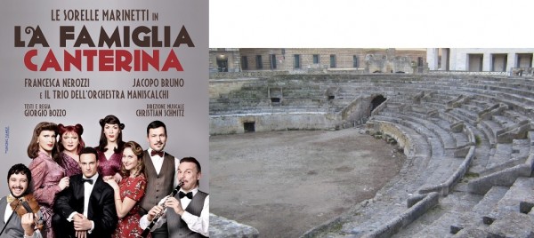 "La Famiglia Canterina" all'Anfiteatro Romano di Lecce