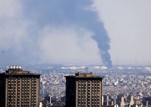  Attacco israeliano ad una raffineria di petrolio della capitale iraniana Teheran
