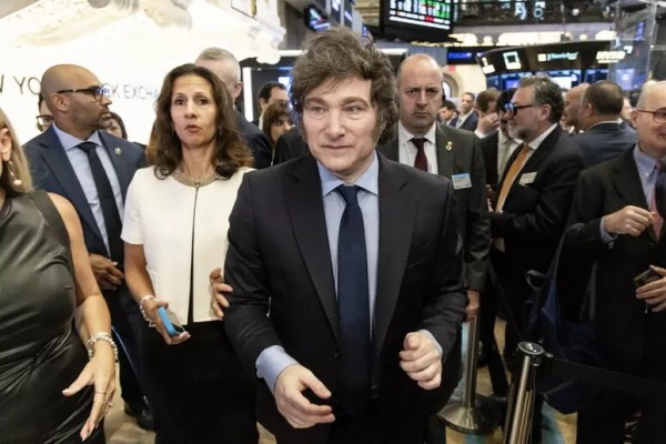 Il presidente dell'Argentina Javier Milei