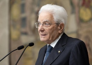 Il presidente della Repubblica Sergio Mattarella