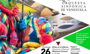 La Orquesta Sinf&oacute;nica de Venezuela interpreta piezas de Berlioz, Dvoř&aacute;k y Juan Luis Guerra en el Aula Magna