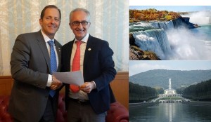 Caserta &ndash; Marino incontra sindaco di Niagara Falls, parte l'iter per un gemellaggio tra le due citt&agrave;