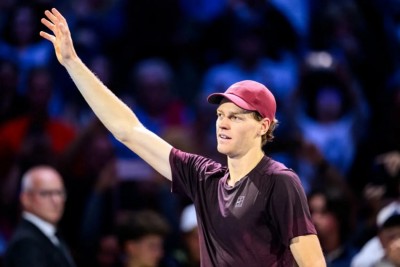 Il tennista italiano Jannik Sinner, numero 2 del mondo,