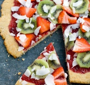 Pizza de frutas