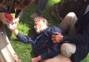 Ataque al parlamento con ingredientes fascista