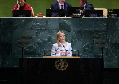 La premier Giorgia Meloni all&#039;Onu 