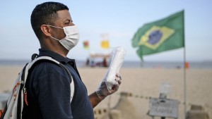 La cifra de muertes por coronavirus en Brasil subi&oacute; a 46
