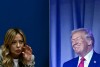 Da sinistra, la premier italiana Giorgia Meloni e il presidente Usa Donald Trump  (Foto a corredo articolo AGI)