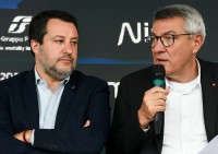  Matteo Salvini e Maurizio Landini