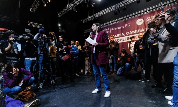 Elly Schlein dopo la vittoria 