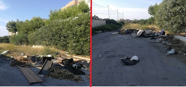 Taranto - Il miglior connubio per avere una città pulita è accompagnare la pulizia a interventi totali e sorveglianza a oltranza