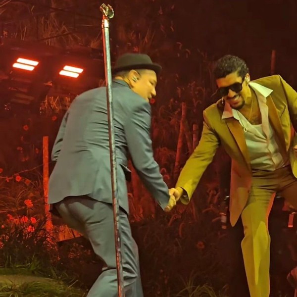 Rub&eacute;n Blades y Bad Bunny 
