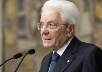 Il presidente della Repubblica Sergio Mattarella