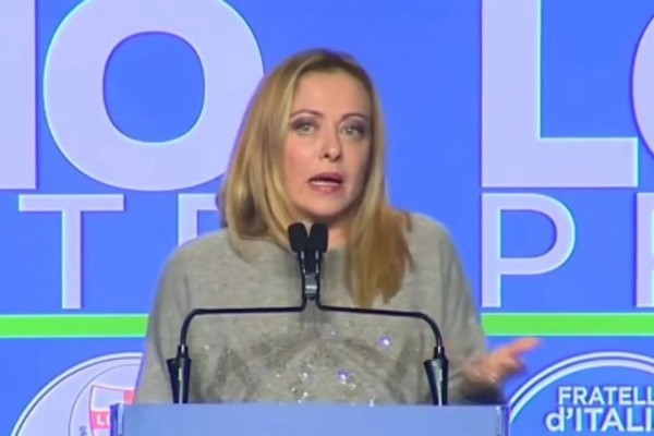Giorgia Meloni a Bari