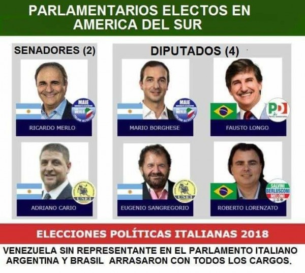 Elezioni Politiche 2018 - Voto all'Estero: i risultati in Venezuela e America Meridionale
