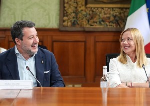 Matteo Salvini e Giorgia Meloni