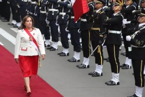 La presidente del Per&ugrave;, Dina Boluarte
