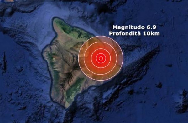 Terremoto di 6,9 alle Hawaii durante l'eruzione del vulcano, zona evacuata, no vittime